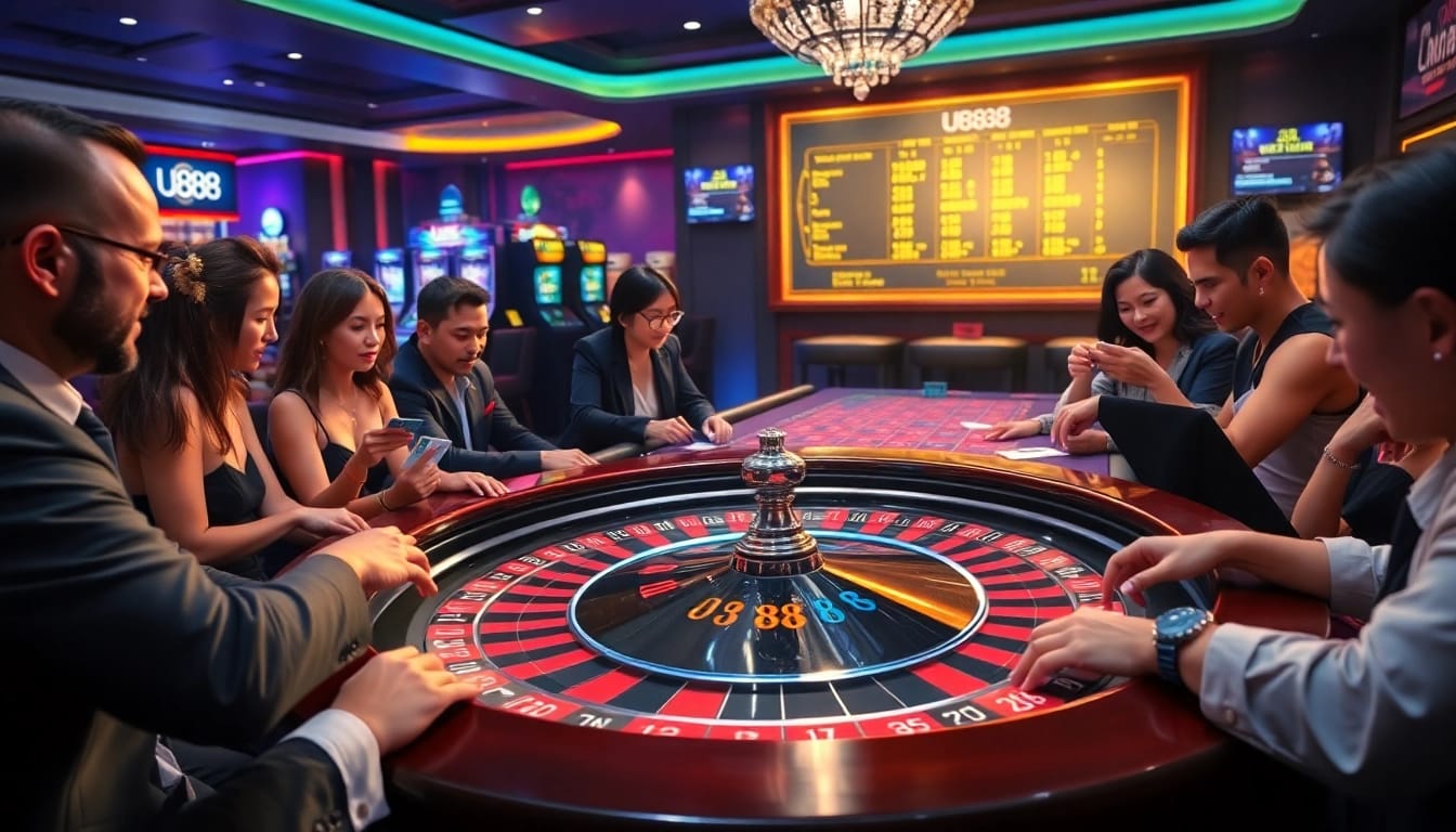 Experience thrilling moments at U888 with vibrant roulette and engaging casino gameplay.