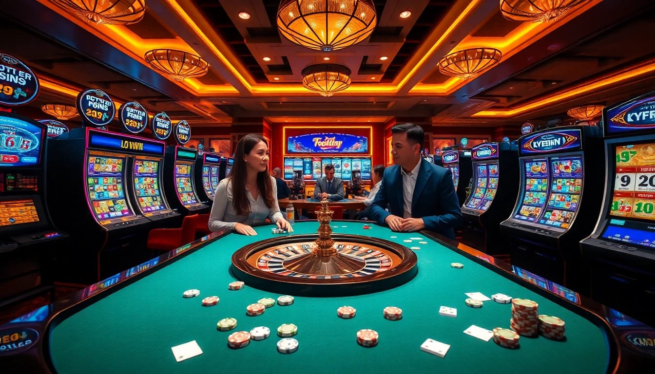 Experience exhilarating gaming at https://123win.to/ with vibrant casino tables, professional dealers, and excited players.