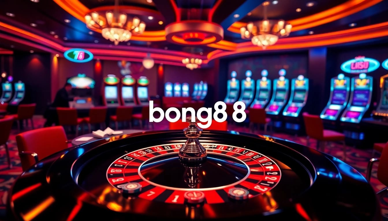 Experience thrilling moments at bong88's luxurious casino tables with engaging games.