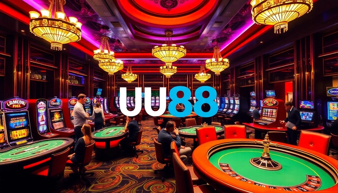 Experience the thrill of gambling at UU88 casino with vibrant tables and engaging gameplay.