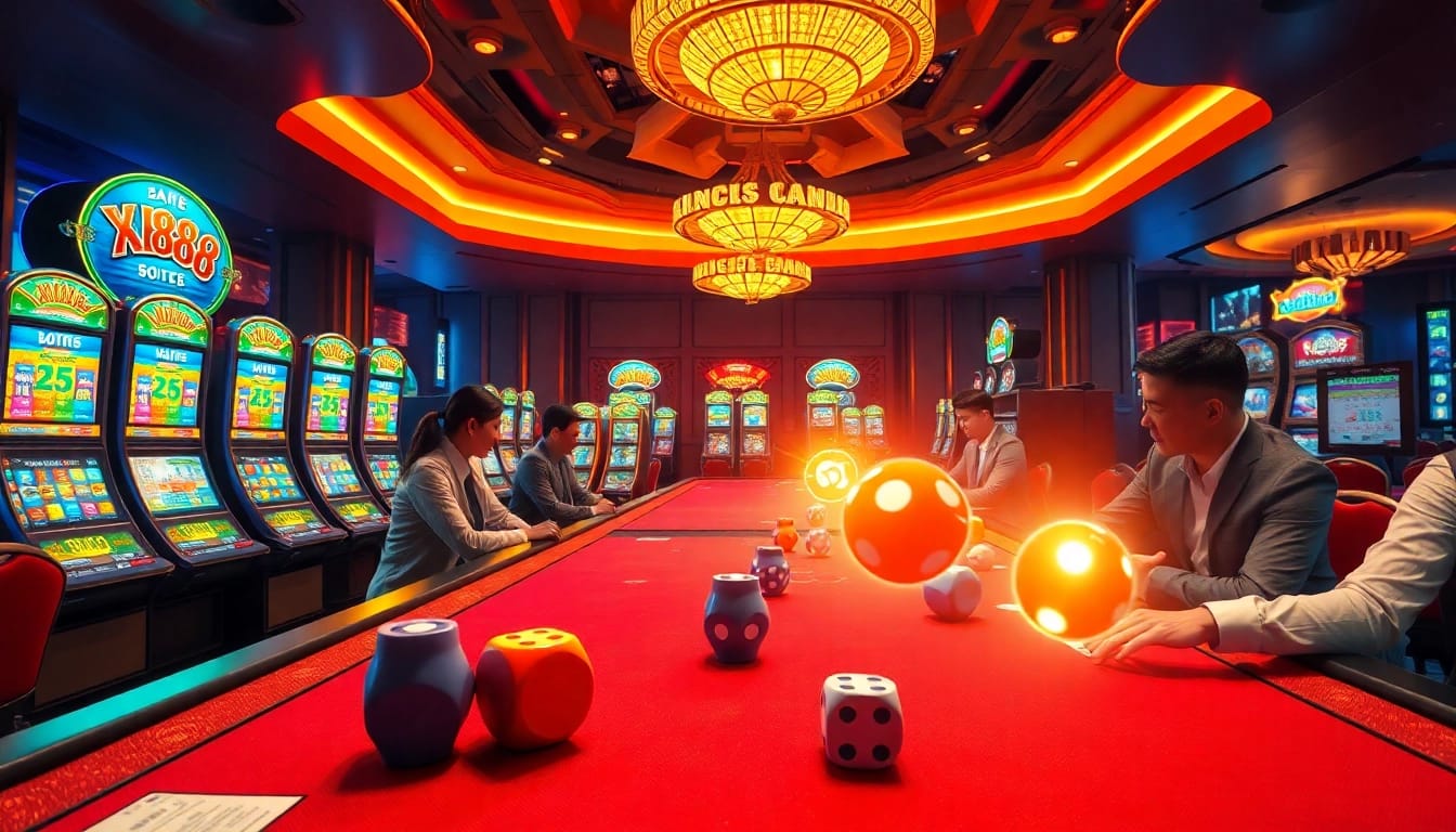 Experience the excitement of Xin88 with vibrant casino games and professional dealers.