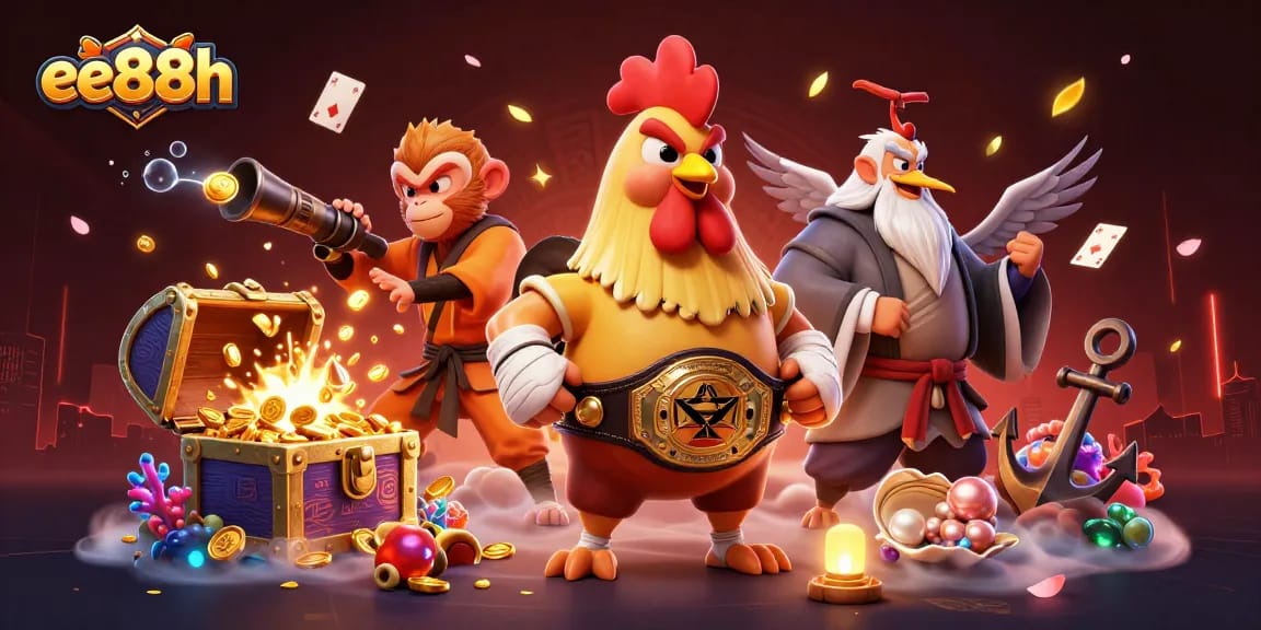 Experience excitement at ee88h with fierce characters and vibrant casino elements.