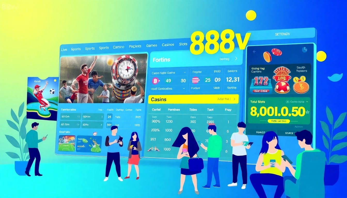 88vv online betting platform showcasing vibrant interface elements