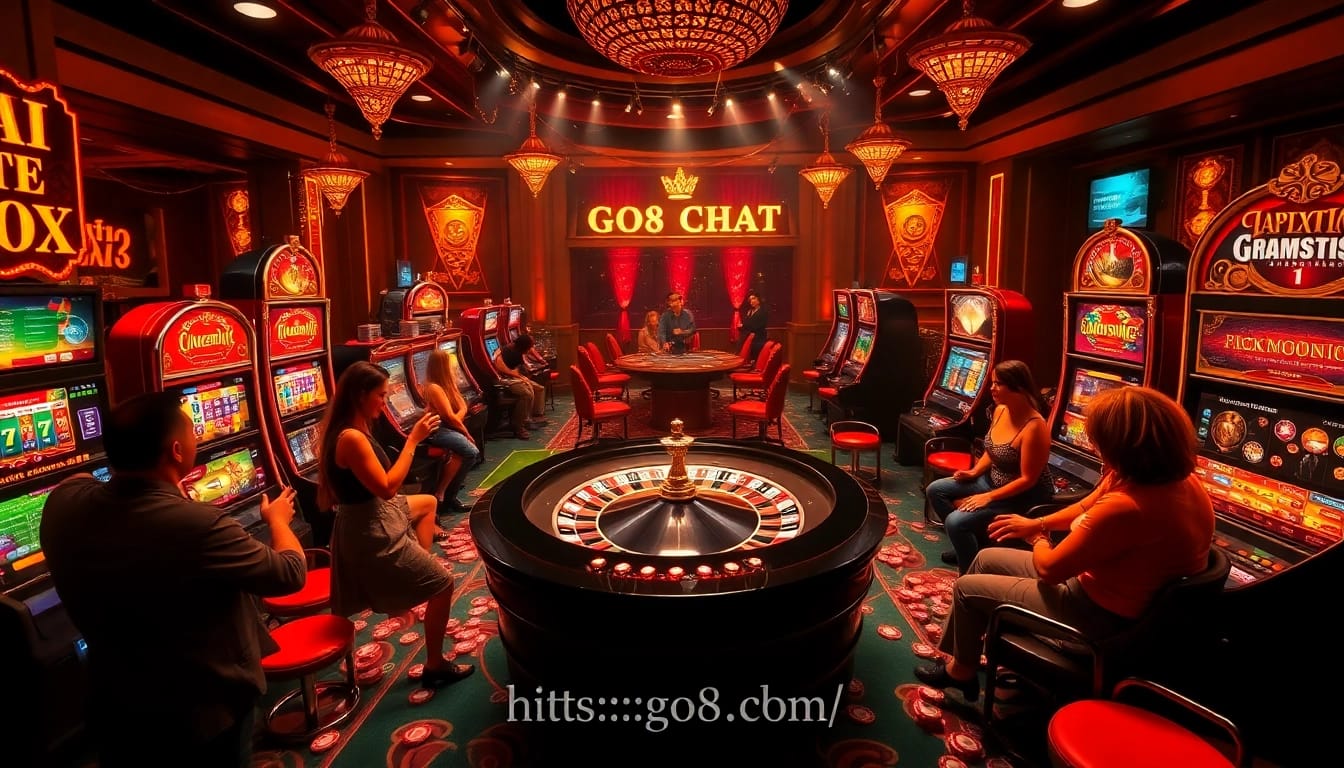 Spin to win at https://go8.chat/ with exciting casino games and dynamic gambling experiences.