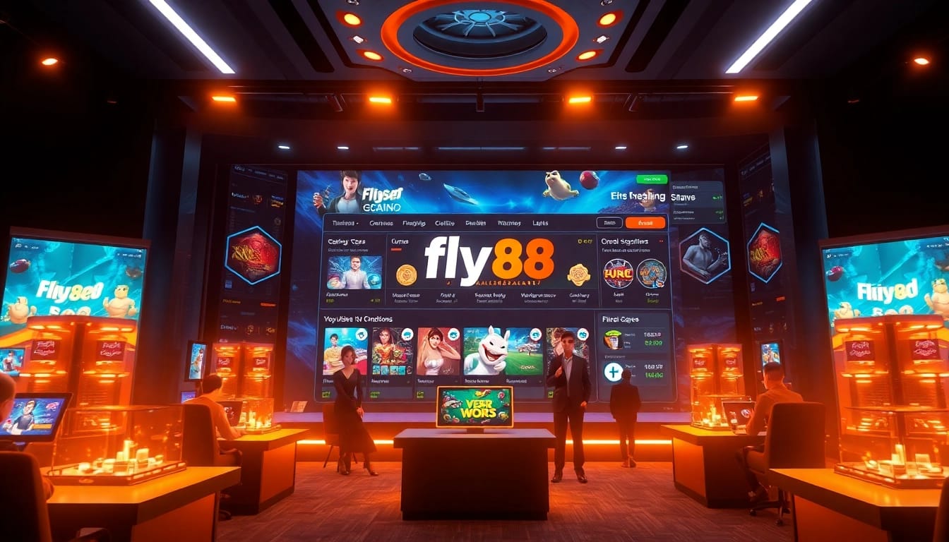 Experience the excitement of Fly88 with its immersive online gambling platform featuring interactive games and user-friendly design.