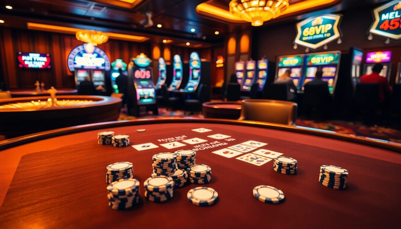 Experience luxurious gambling moments at 68VIP casino with exciting poker and slot games.
