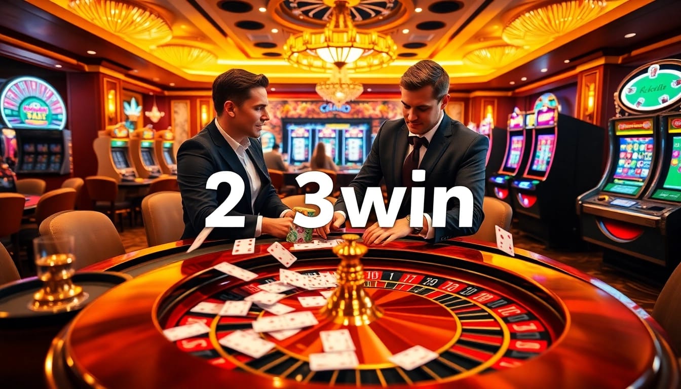 Experience the excitement of winning at 23win casino with vibrant tables and engaging players.