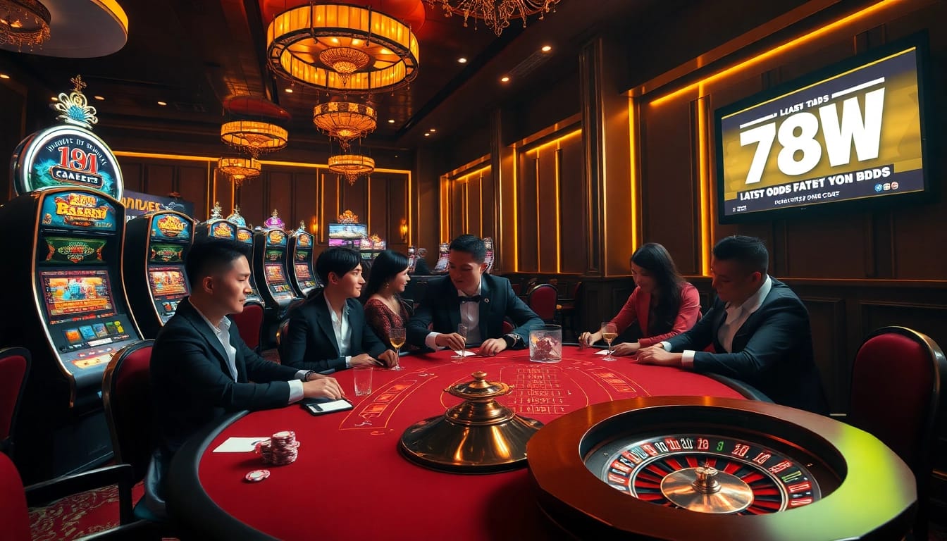 A high-stakes poker table scene at 789Win, showcasing luxury and excitement in gambling.