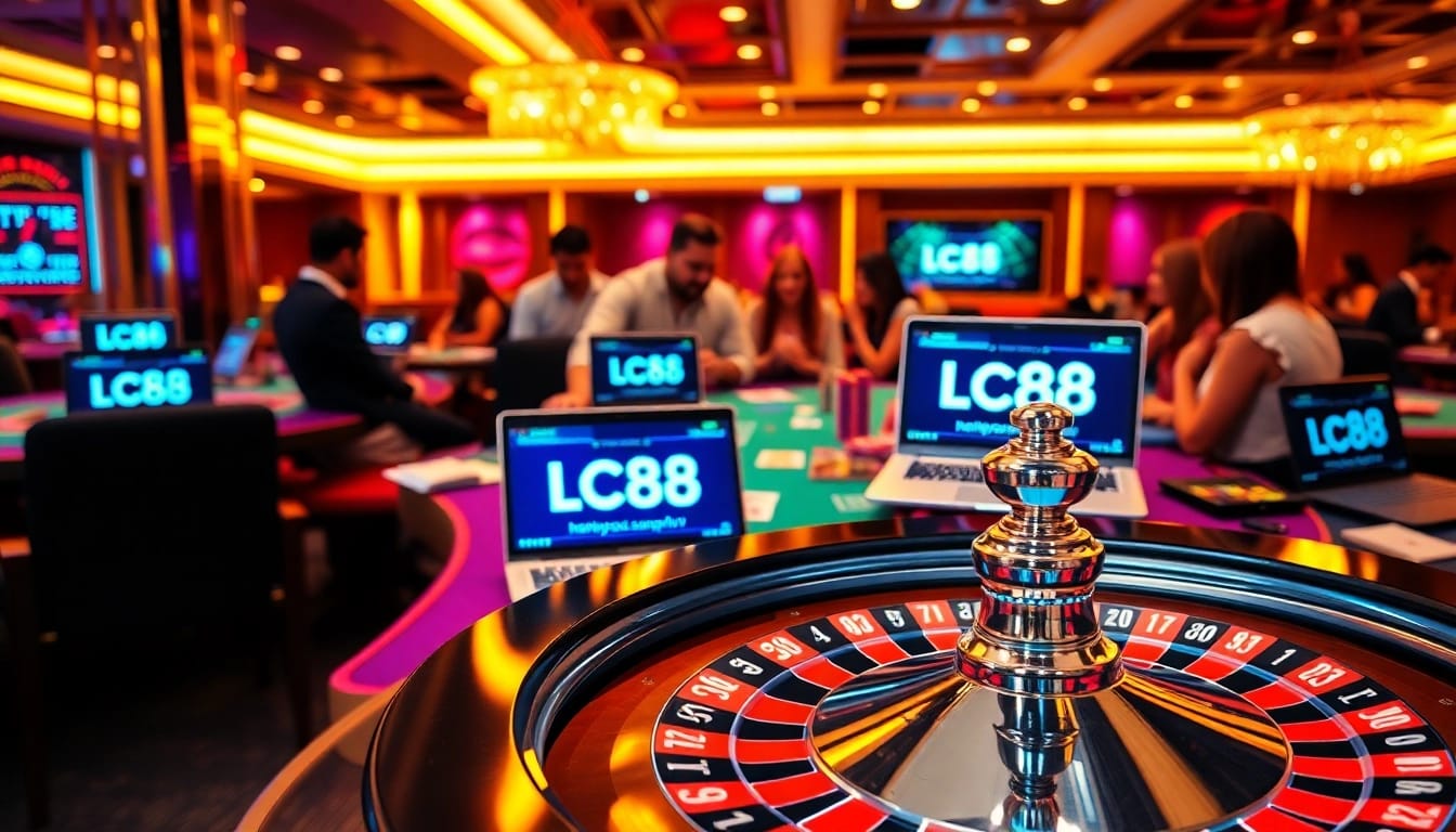 Experience thrilling gaming action at https://lc88.supply/ with an engaging casino atmosphere filled with roulette and poker.