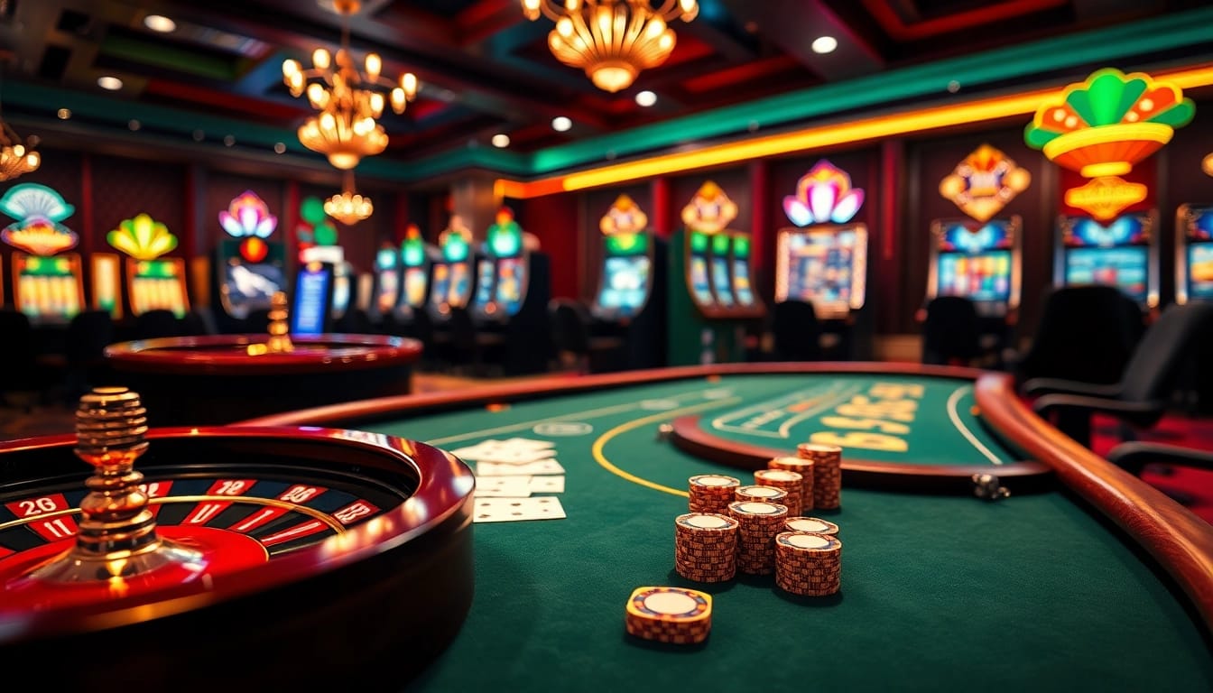 Experience the thrill of winning at https://www.sclub88.bet/, featuring vibrant casino games and players in action.