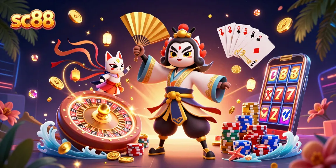 Experience thrilling gameplay at sc88 with captivating visuals and vibrant casino elements.