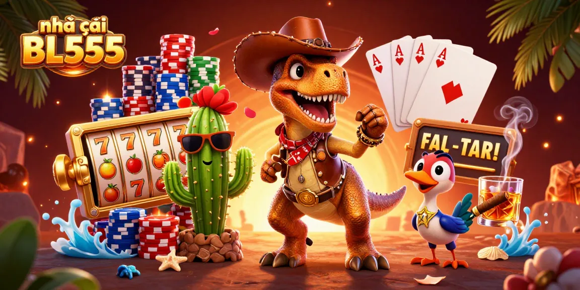 Experience the excitement at nhà cái BL555 with vibrant slot machines and dynamic 3D characters!
