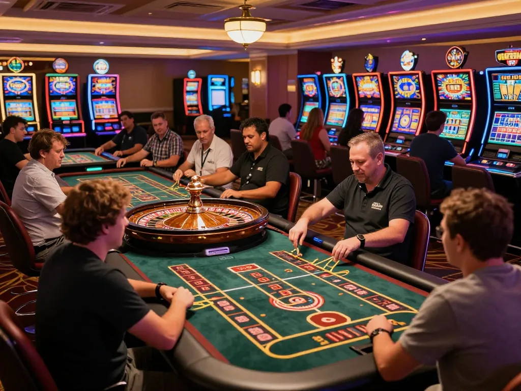 Experience the excitement of winning at TG88 casino with vibrant games and engaging players.