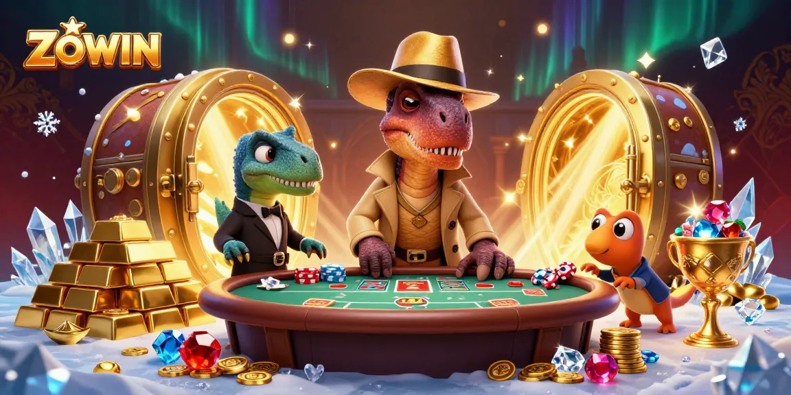 ZOWIN offers thrilling blackjack excitement with a velociraptor card counter and a sneaky compy pickpocket.