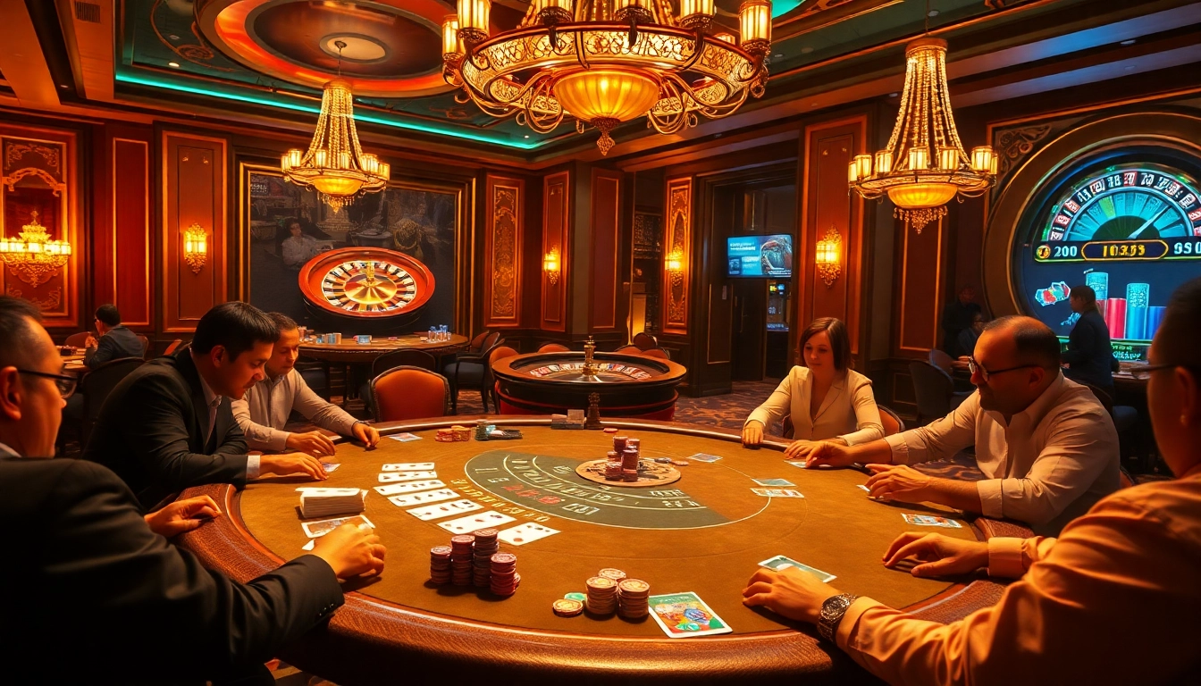 Experience thrilling gameplay at sunwin casino with vibrant poker action and high-stakes excitement.