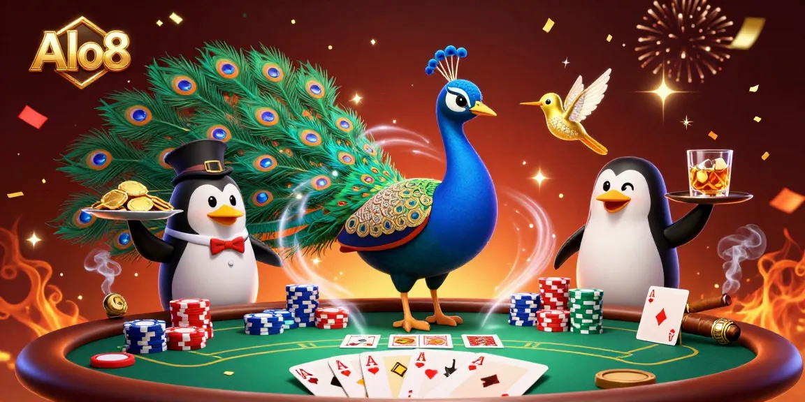 Alo8 enhances gameplay with a celebrated poker night featuring vibrant characters and dynamic gaming elements.