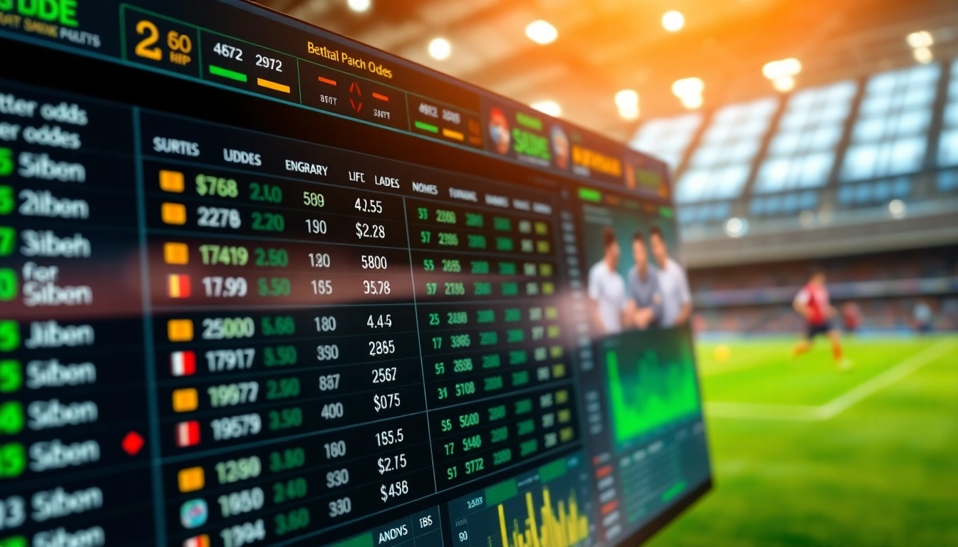 Live sports betting interface displaying dynamic keonhacai odds and updates.