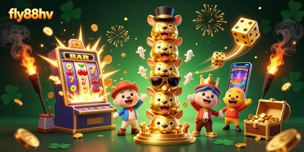 Engage with fly88hv at the vibrant online casino featuring a golden totem and thrilling jackpots.