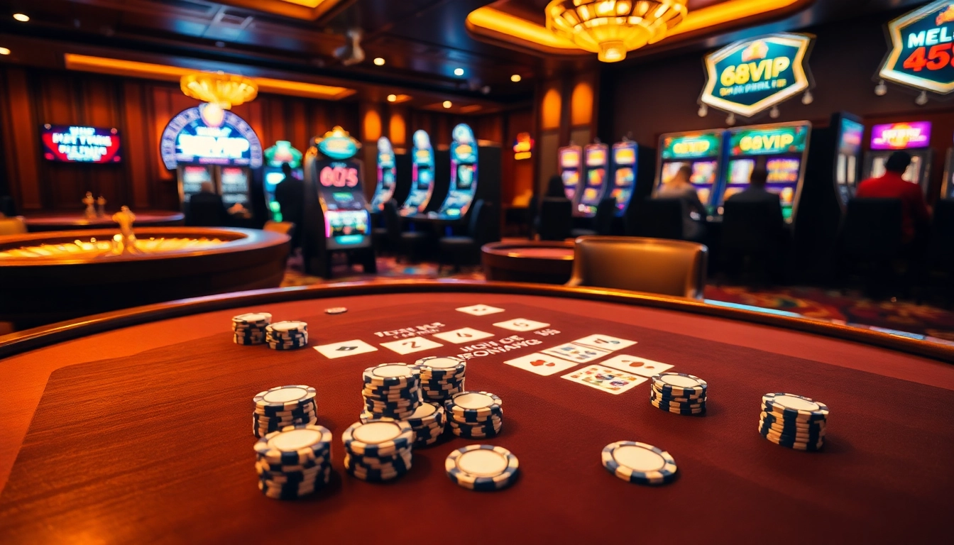 Experience luxurious gambling moments at 68VIP casino with exciting poker and slot games.