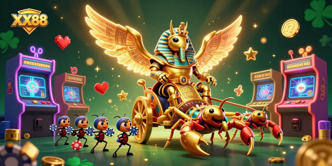 Engage in thrilling casino action with XX88, featuring vibrant characters and dynamic game elements.