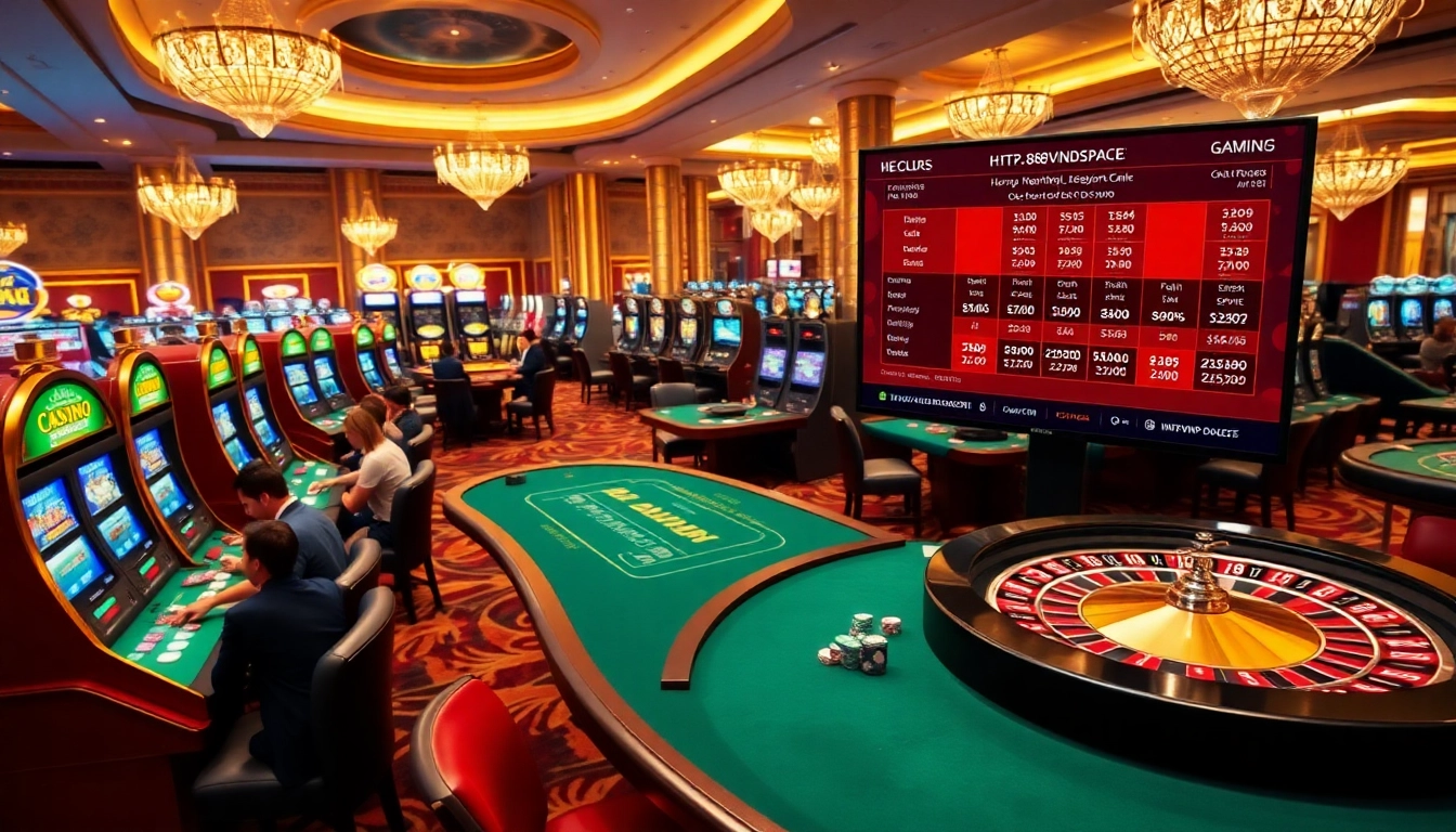Engaged players enjoying games at https://888vnd.space/ casino floor with dynamic betting action.