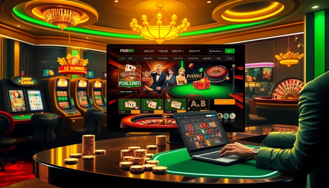 Experience the excitement of online gambling at fb88 with dynamic slots and live casino tables.