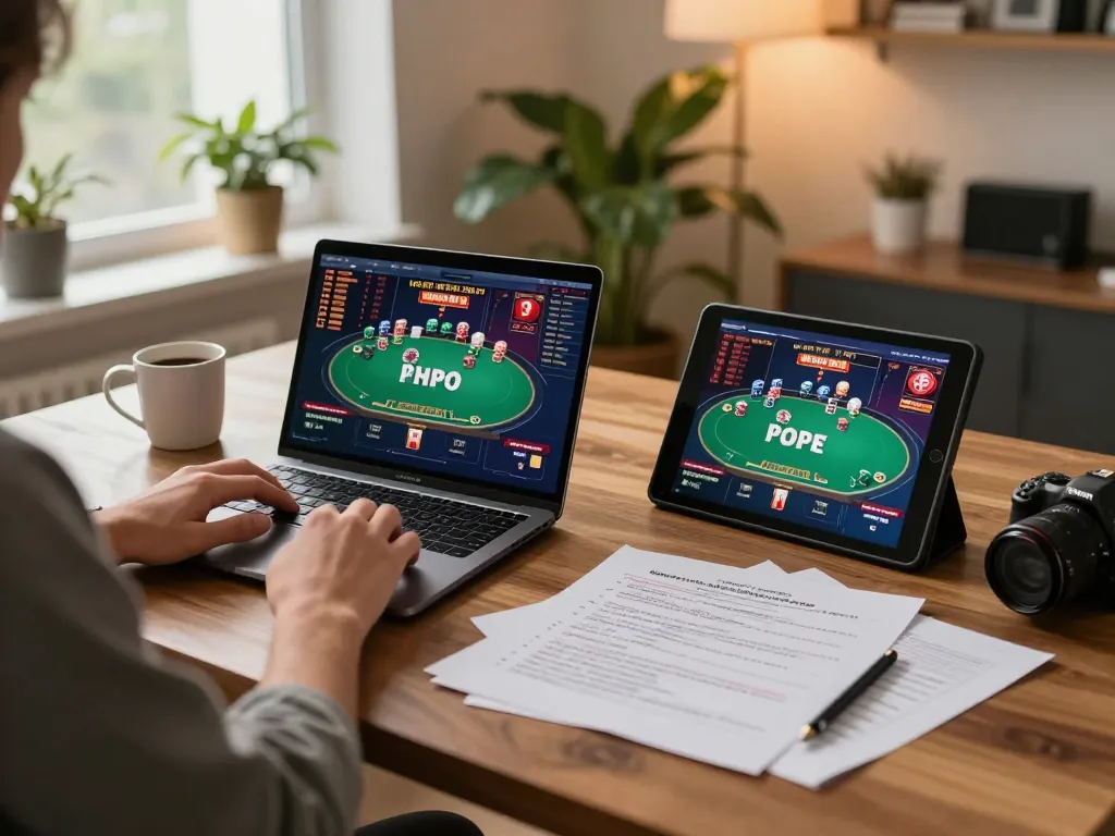 Engaged player managing bankroll and strategies while gaming on LV88 online casino.