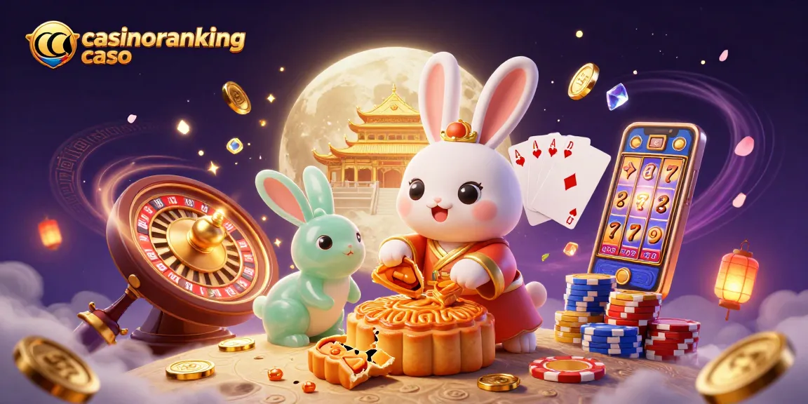 Experience the excitement of casinoranking casino with thrilling games and dynamic visuals featuring a magical moon rabbit scene.