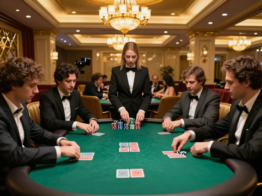 Experience the thrill of SC88 Vip at a luxurious poker game with elegant decor and intense gameplay.