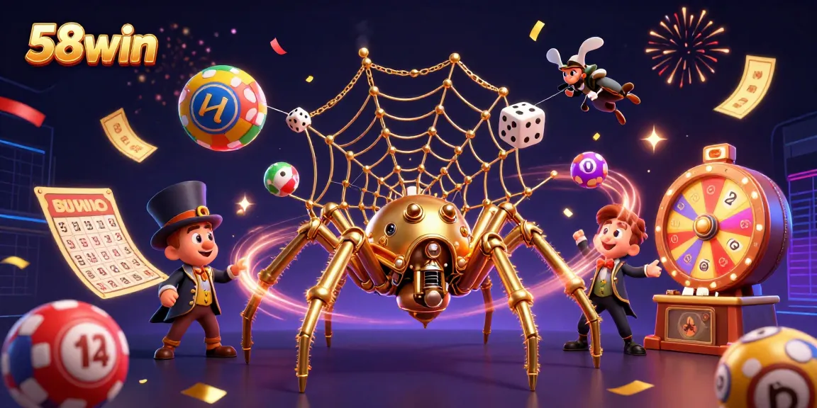 Experience the thrill of winning with 58win's vibrant lottery games and dynamic casino atmosphere.