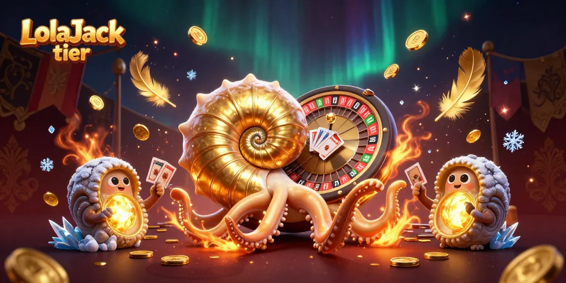 Experience the thrilling LolaJack tier with vibrant casino elements and iconic characters.