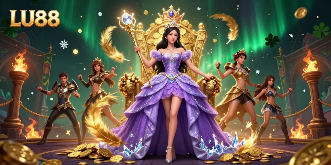 LU88 invites players to spin for fortune with vibrant slot icons and magical allure.