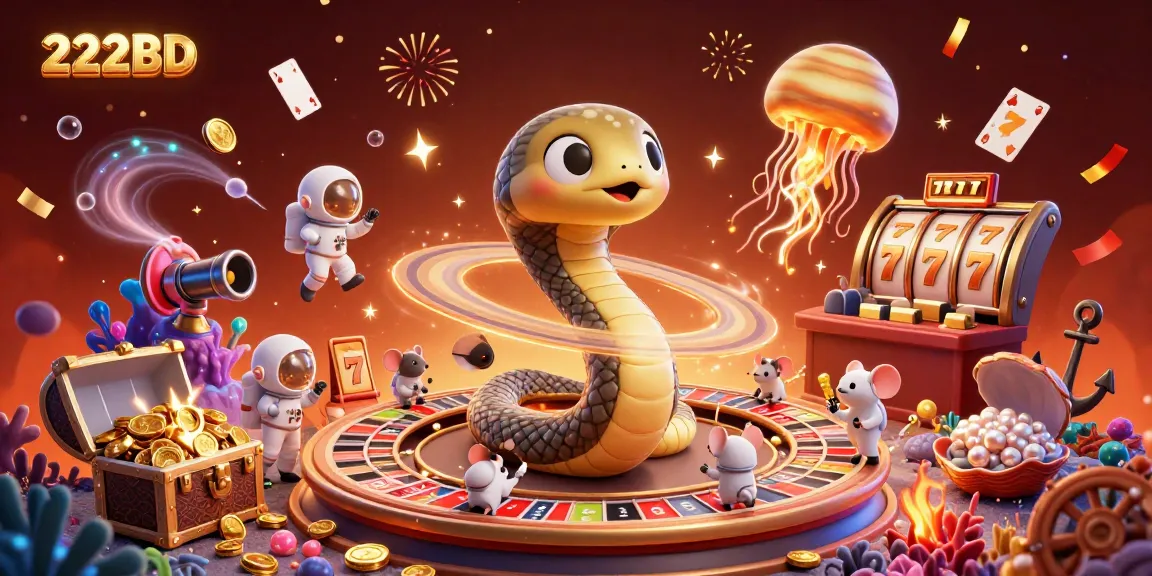 Experience thrilling 222BD casino action with the vibrant Saturn roulette scene featuring gambling elements.