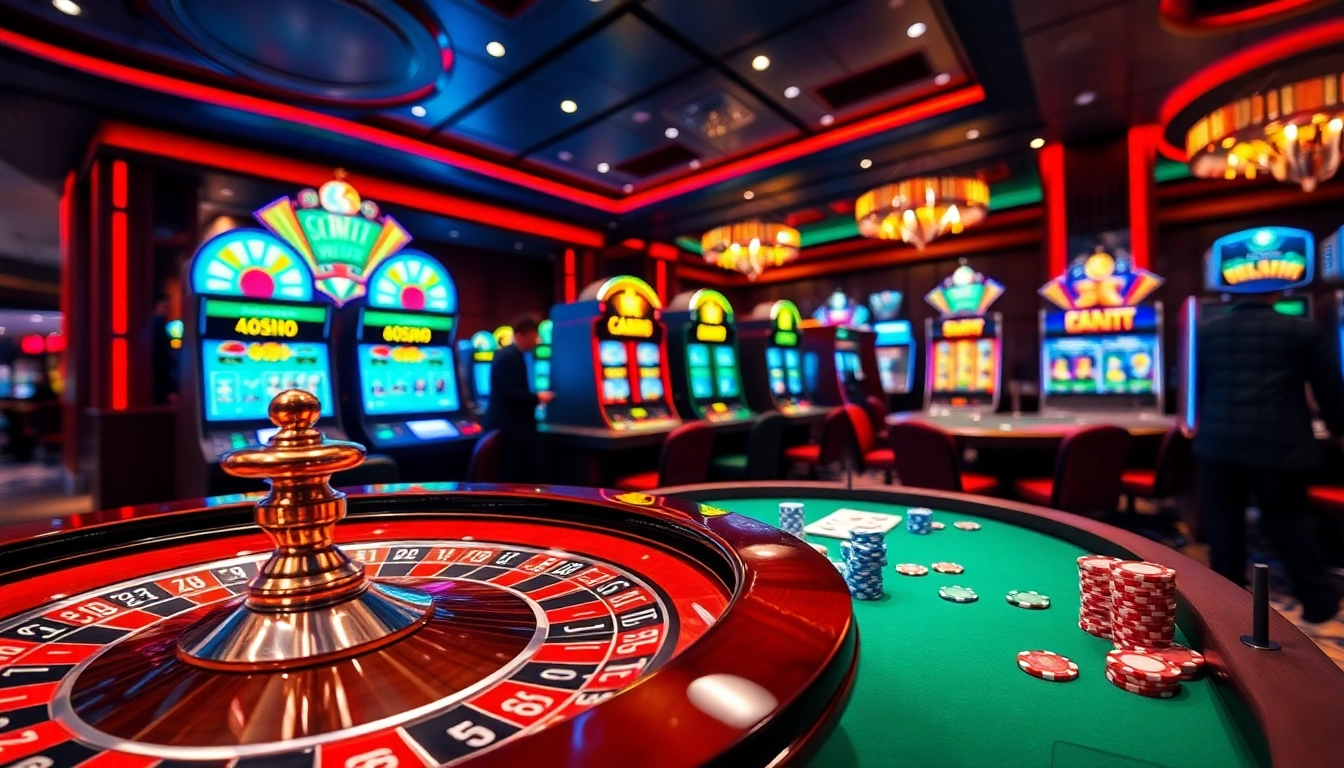 Experience the excitement of 56win with vibrant casino games, roulette, and engaging players.