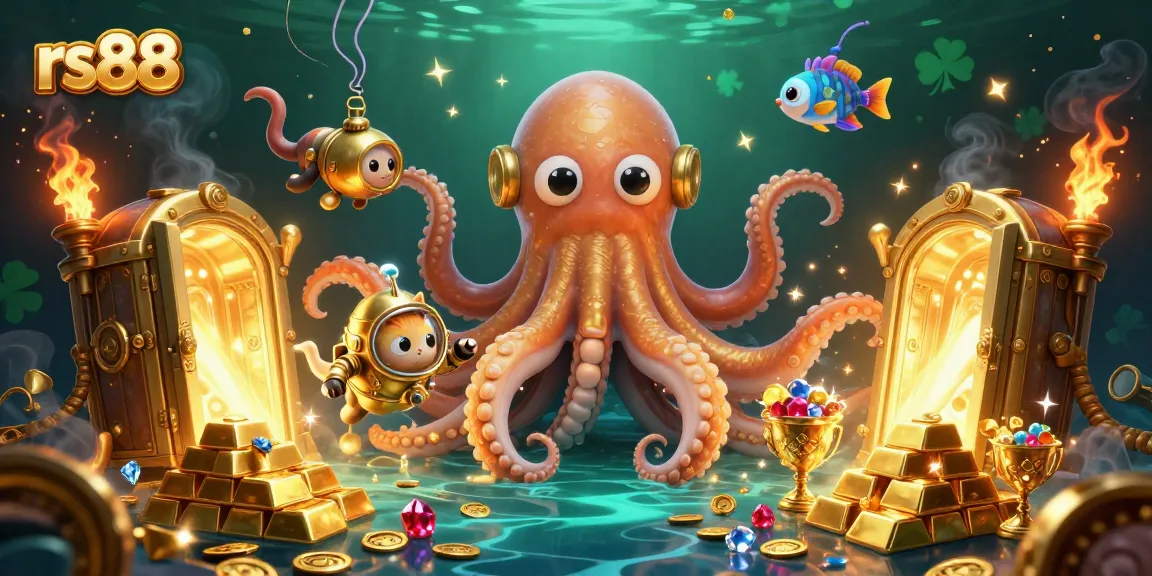 Experience thrilling gameplay at rs88, where a kraken guards treasure with luck and excitement.