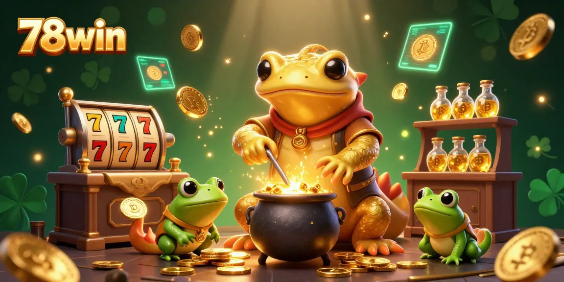 Engage in immersive gaming experiences with 78win's vibrant online casino visuals.