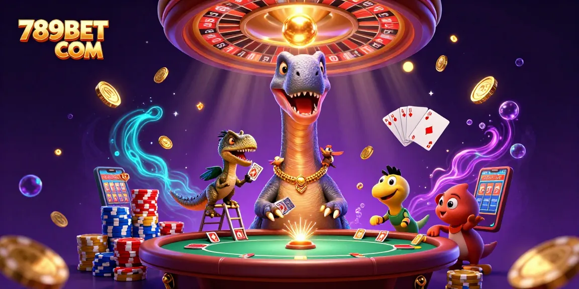 Experience the excitement at 789BET COM with vibrant casino elements and a lively gaming atmosphere.