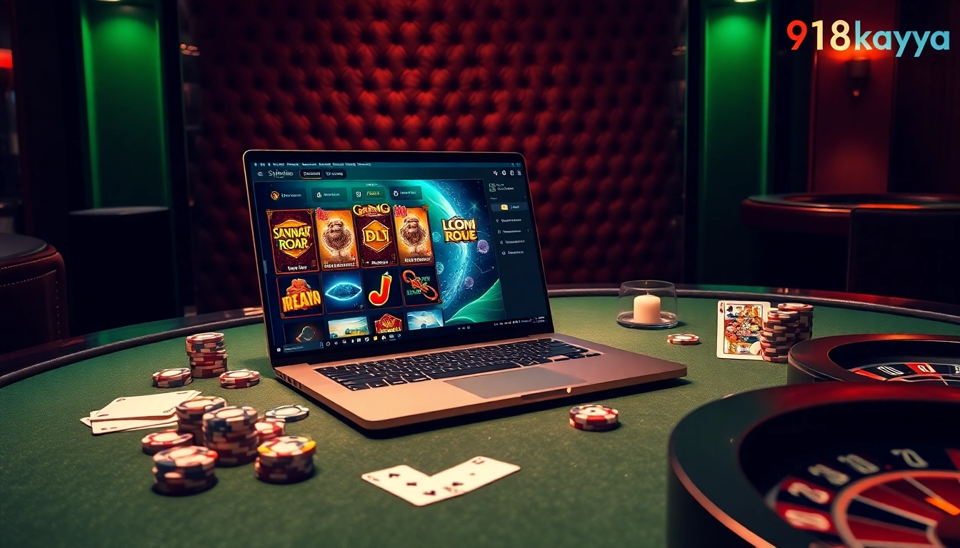 Experience the excitement of 918kaya Login with vibrant casino visuals and engaging gameplay interface.
