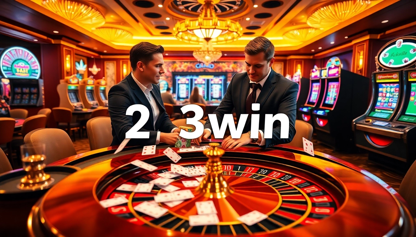 Experience the excitement of winning at 23win casino with vibrant tables and engaging players.