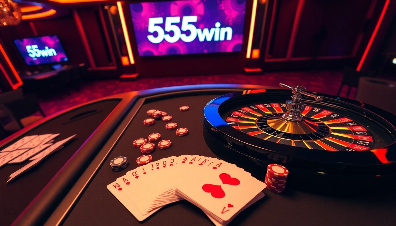 Experience thrilling gameplay at 555win with vibrant casino elements and engaging atmosphere.