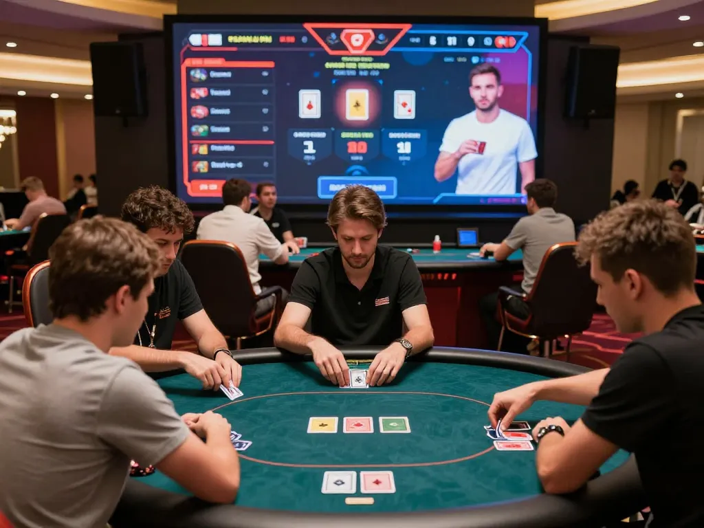 Experience intense poker gameplay on cm88's online platform with engaging digital interactions.