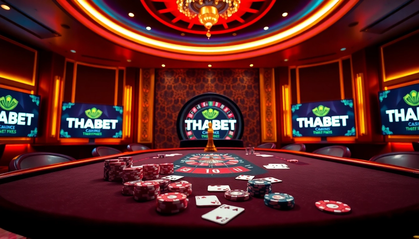 Experience the thrill of gambling at THABET's luxurious online casino with poker and roulette.