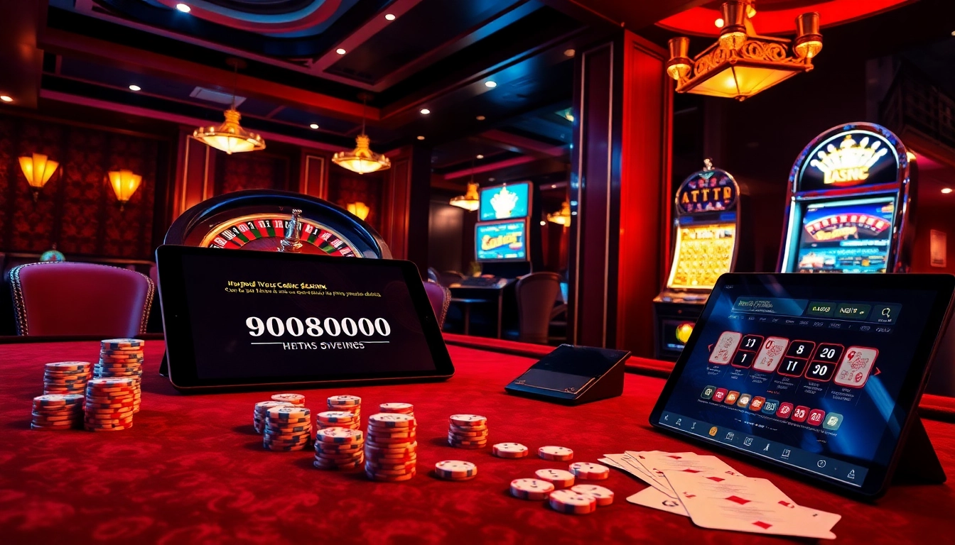 Poker action at https://dv88.design/, highlighting a rich casino atmosphere with chips and cards.