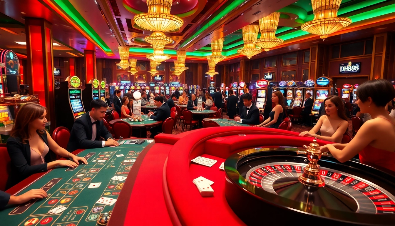 Experience the excitement of online gambling at DH88 with thrilling games and vibrant visuals.