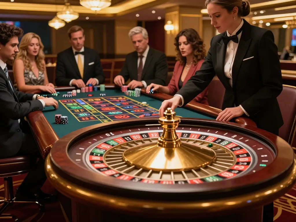 Engaged players at SC88 experiencing thrilling roulette action with vibrant chips.