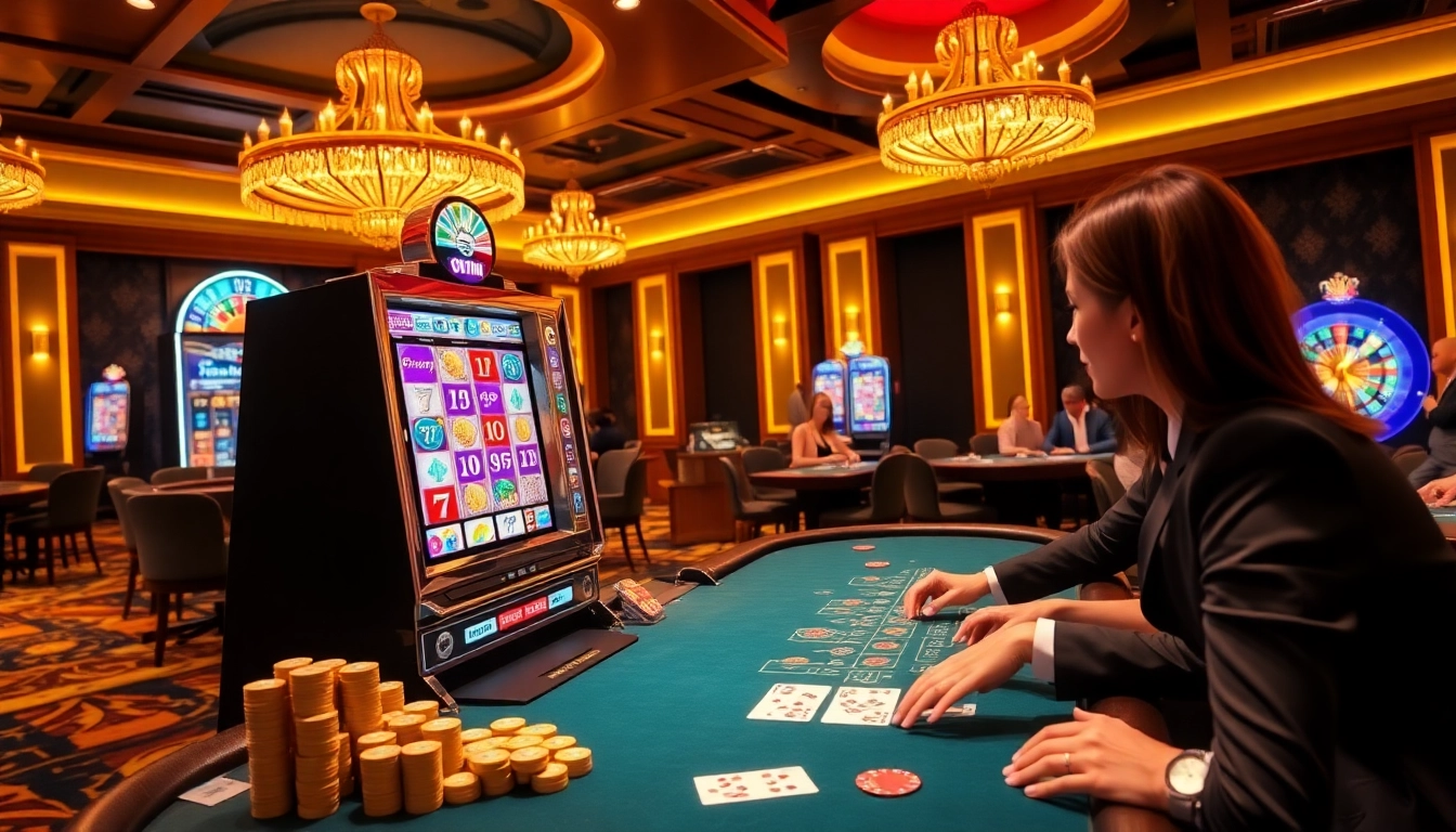 Experience the excitement of gaming at okwin with luxurious slots and vibrant table games.