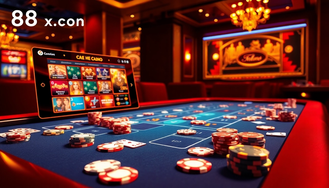 Experience the excitement of casino gaming with 88xx.co.com, featuring vibrant tables and engaging online interfaces.
