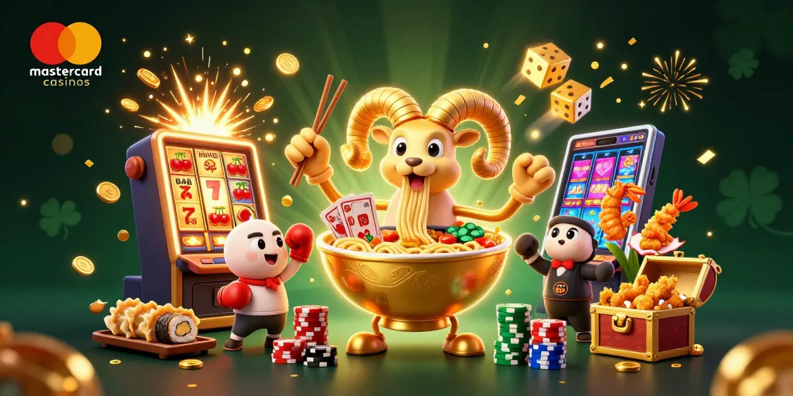 Engage with vibrant mastercard casinos featuring a giant ramen bowl dealer and dazzling jackpot explosions.