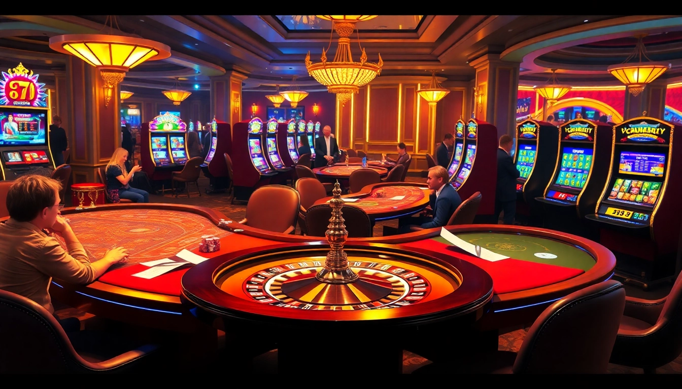 Experience the thrill of gambling at 789win com with vibrant poker tables and roulette wheels.