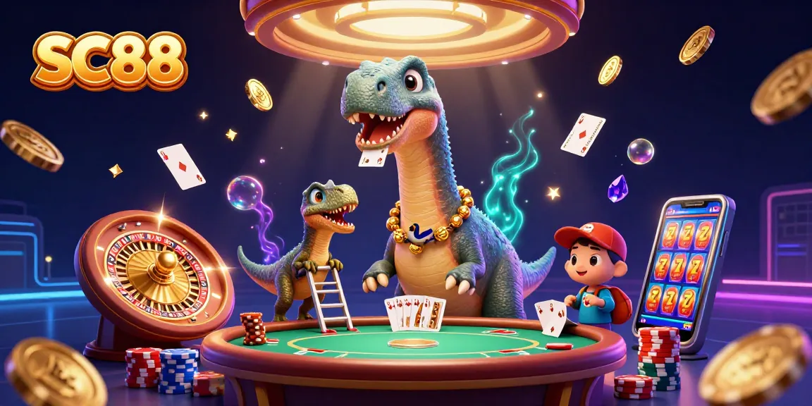 Experience SC88's thrilling casino entertainment with dynamic characters and vibrant slot games.